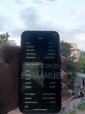 Apple iPhone 11 64 GB Black