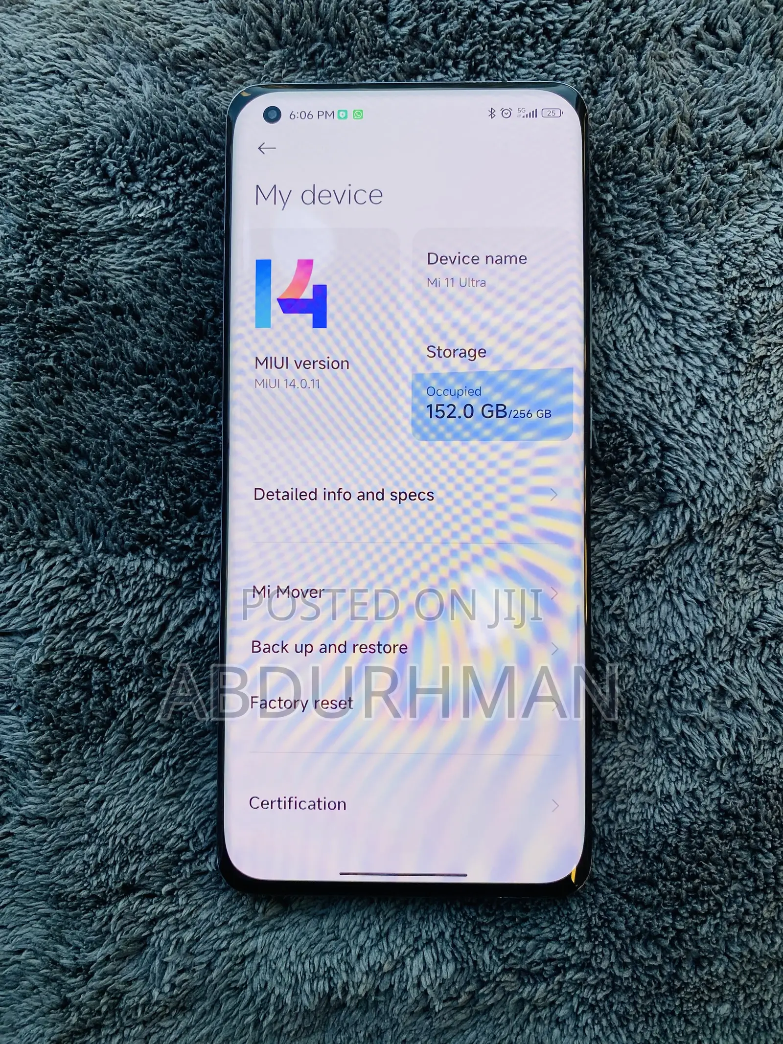 Xiaomi Mi 11 Ultra 256 GB Black