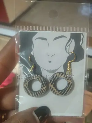 Handcrafted Wooden Dangle Earrings