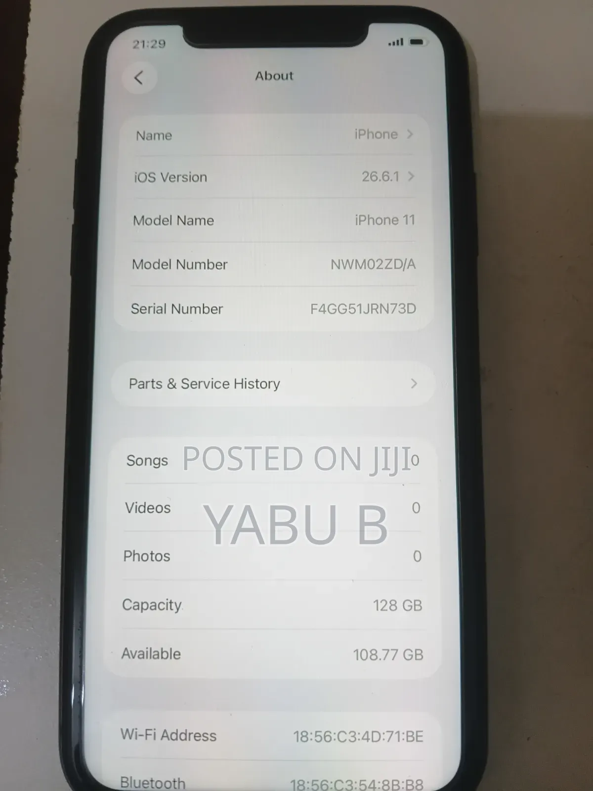 Apple iPhone 11 128 GB Black