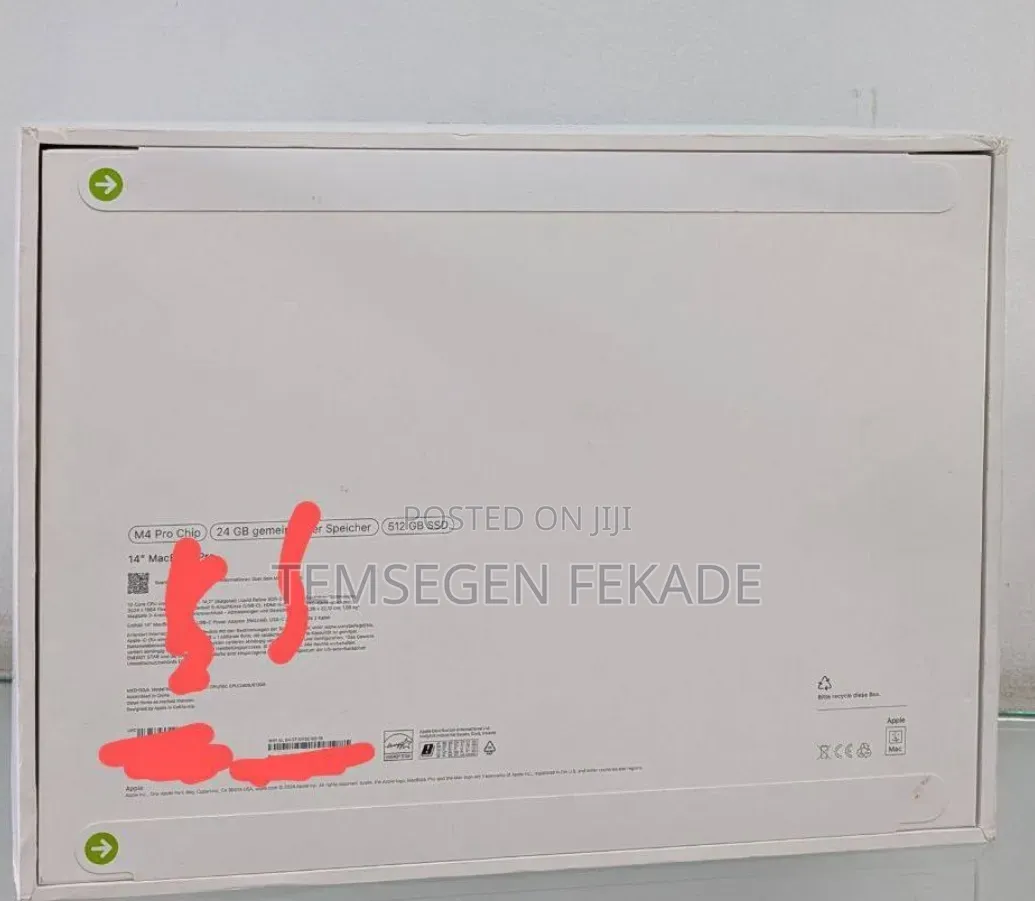 New Laptop Apple MacBook Pro 2024 M4 24GB Apple M4 Pro SSD 1T