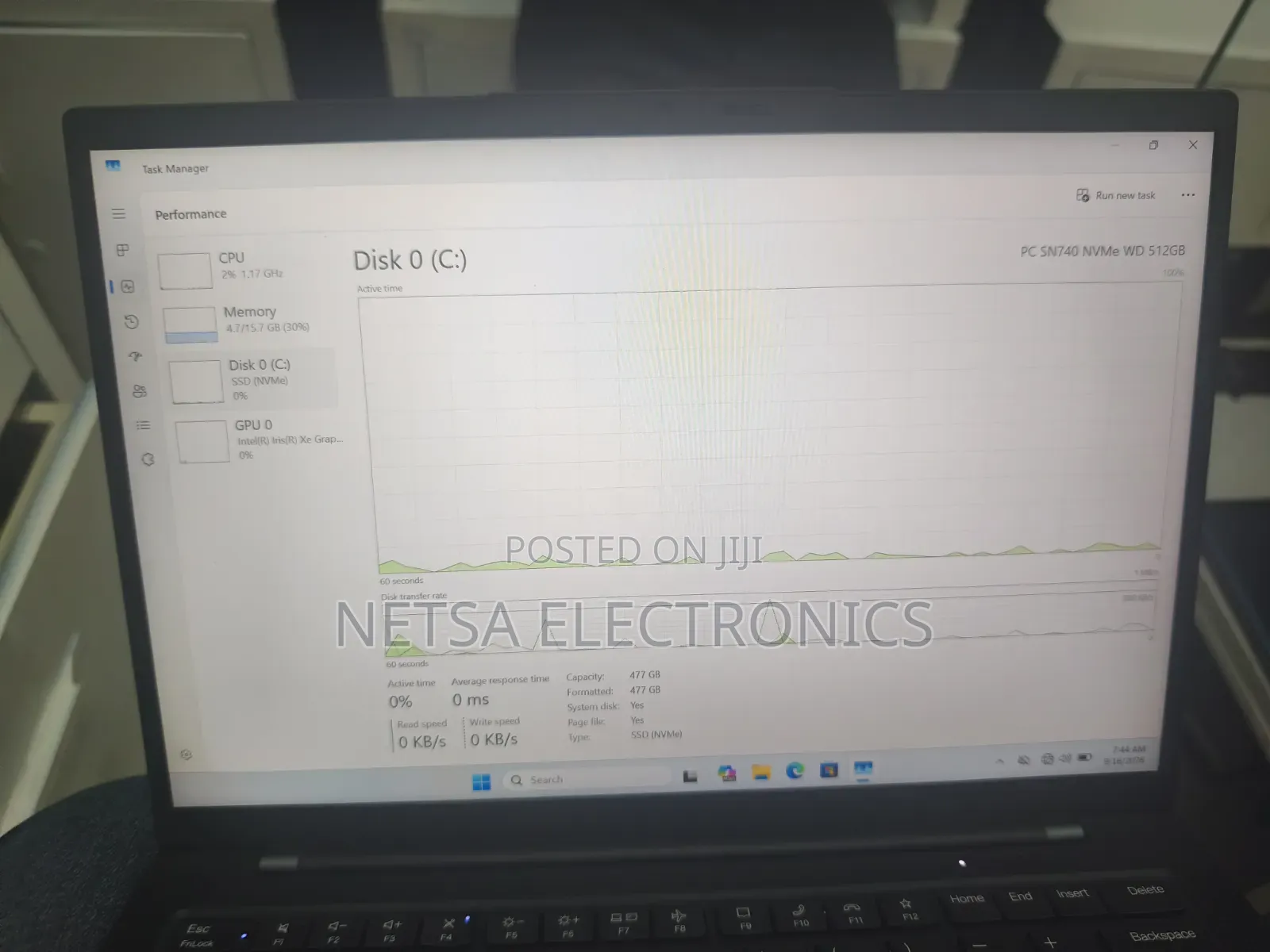 New Laptop Lenovo ThinkPad X1 Carbon 16GB Intel Core i7 SSD 512GB