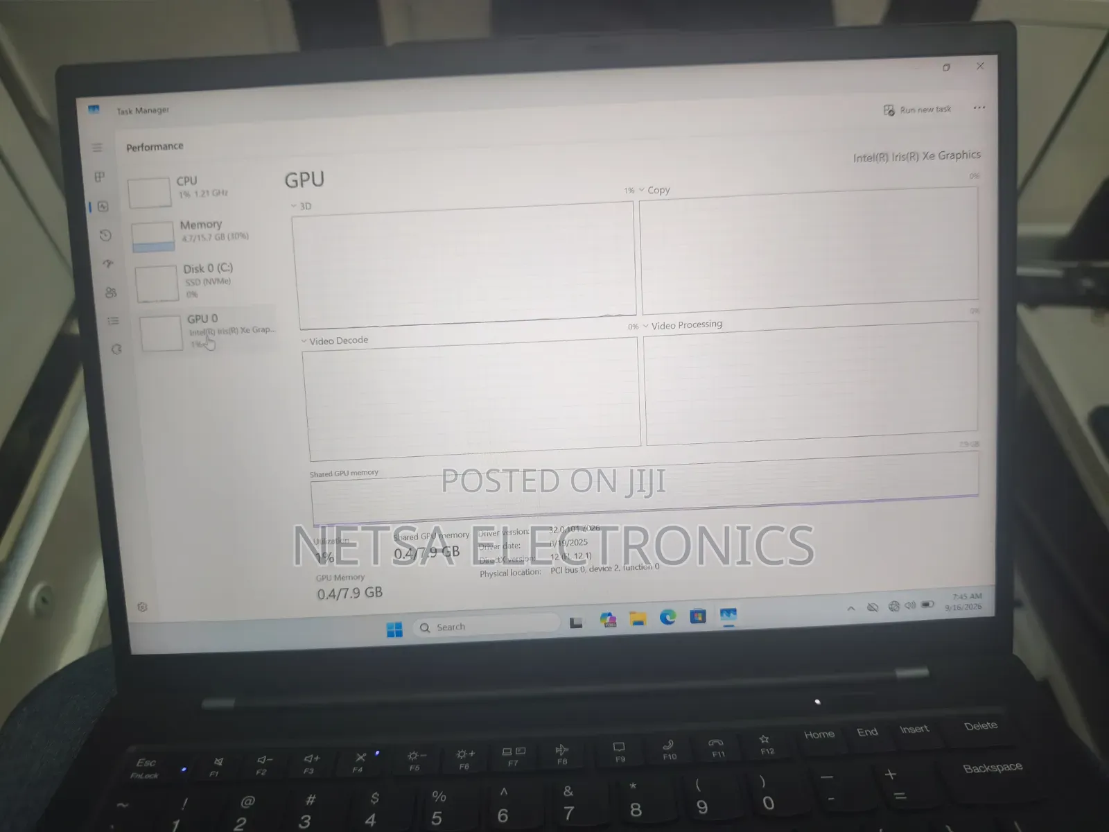 New Laptop Lenovo ThinkPad X1 Carbon 16GB Intel Core i7 SSD 512GB