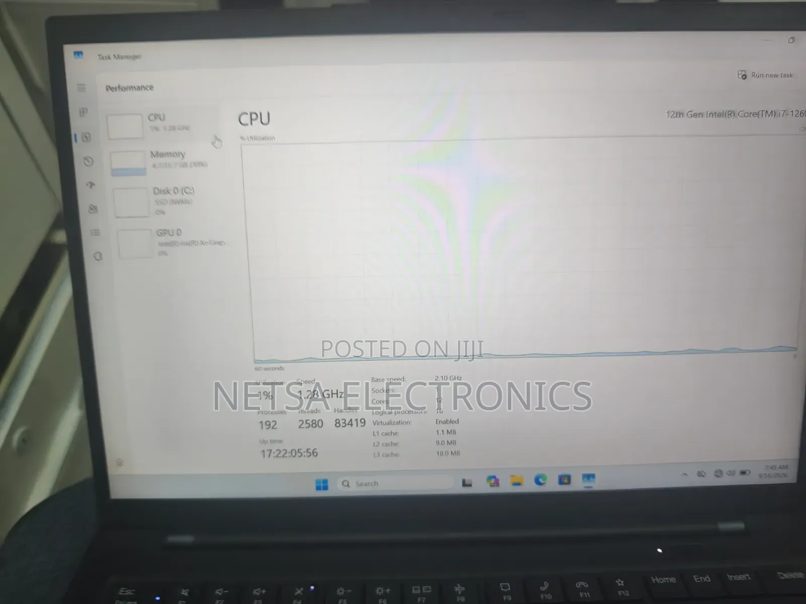 New Laptop Lenovo ThinkPad X1 Carbon 16GB Intel Core i7 SSD 512GB