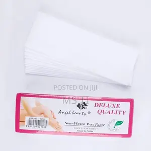 Angel Beauty Premium Non-Woven Wax Paper Strips (100-Pack)