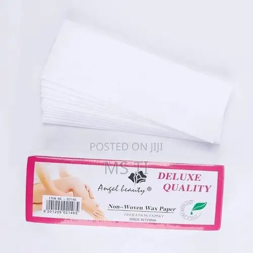 Angel Beauty Premium Non-Woven Wax Paper Strips (100-Pack)