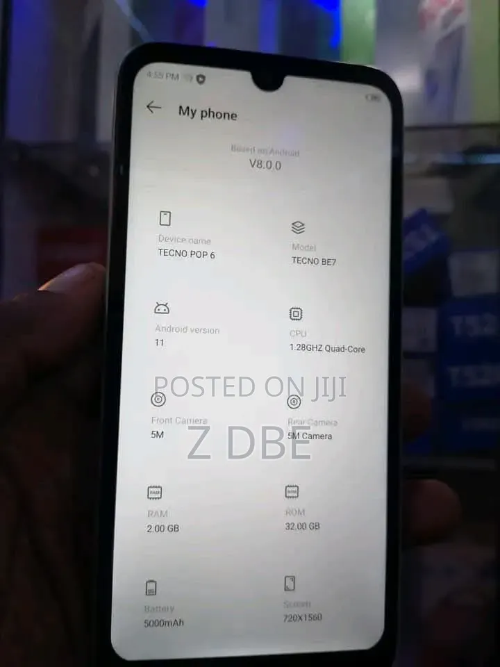 Tecno Pop 6 Go 4G 32 GB Gray