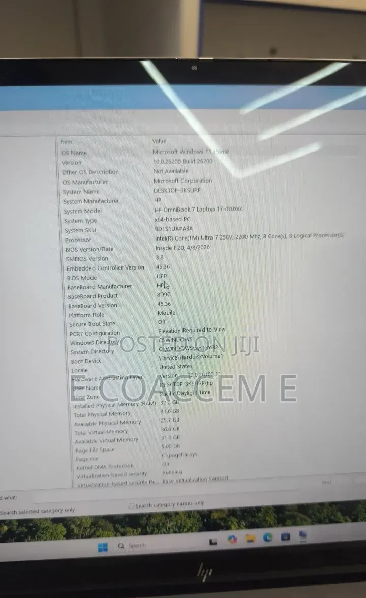 New Laptop HP 32GB Intel Core Ultra 7 SSD 1T