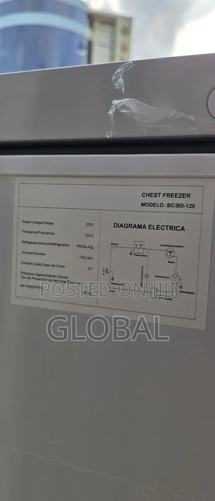 Keg 120litre Chest Freezer