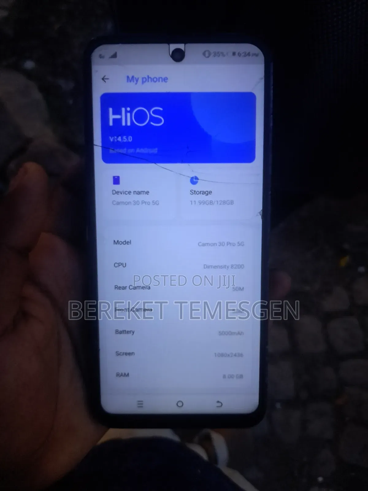 Tecno Camon 30 Pro 5G 256 GB Black