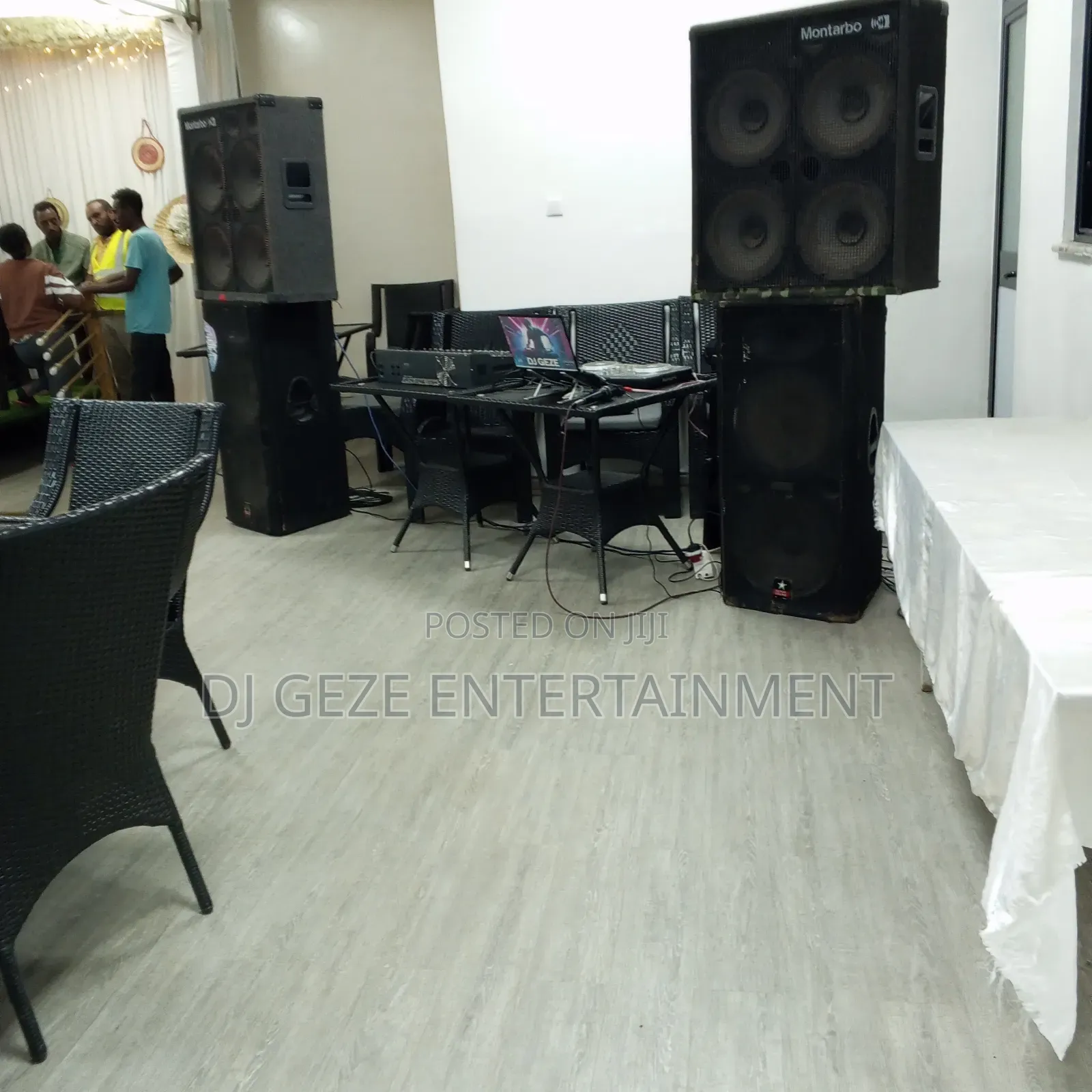 Dj Geze and Speaker Kiray