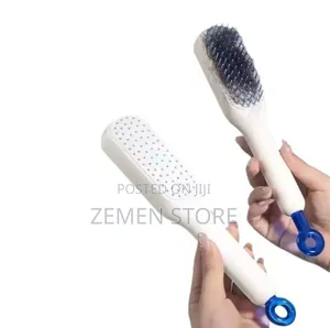 Retractable Cleaning Hair Brush Self Cleaning Push Release Hair Brush