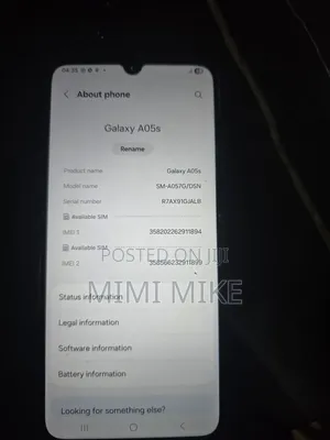 Samsung Galaxy A05s 64 GB Black