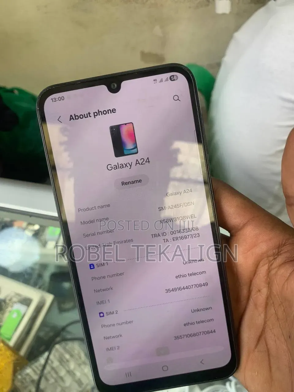 Samsung Galaxy A24 128 GB Black