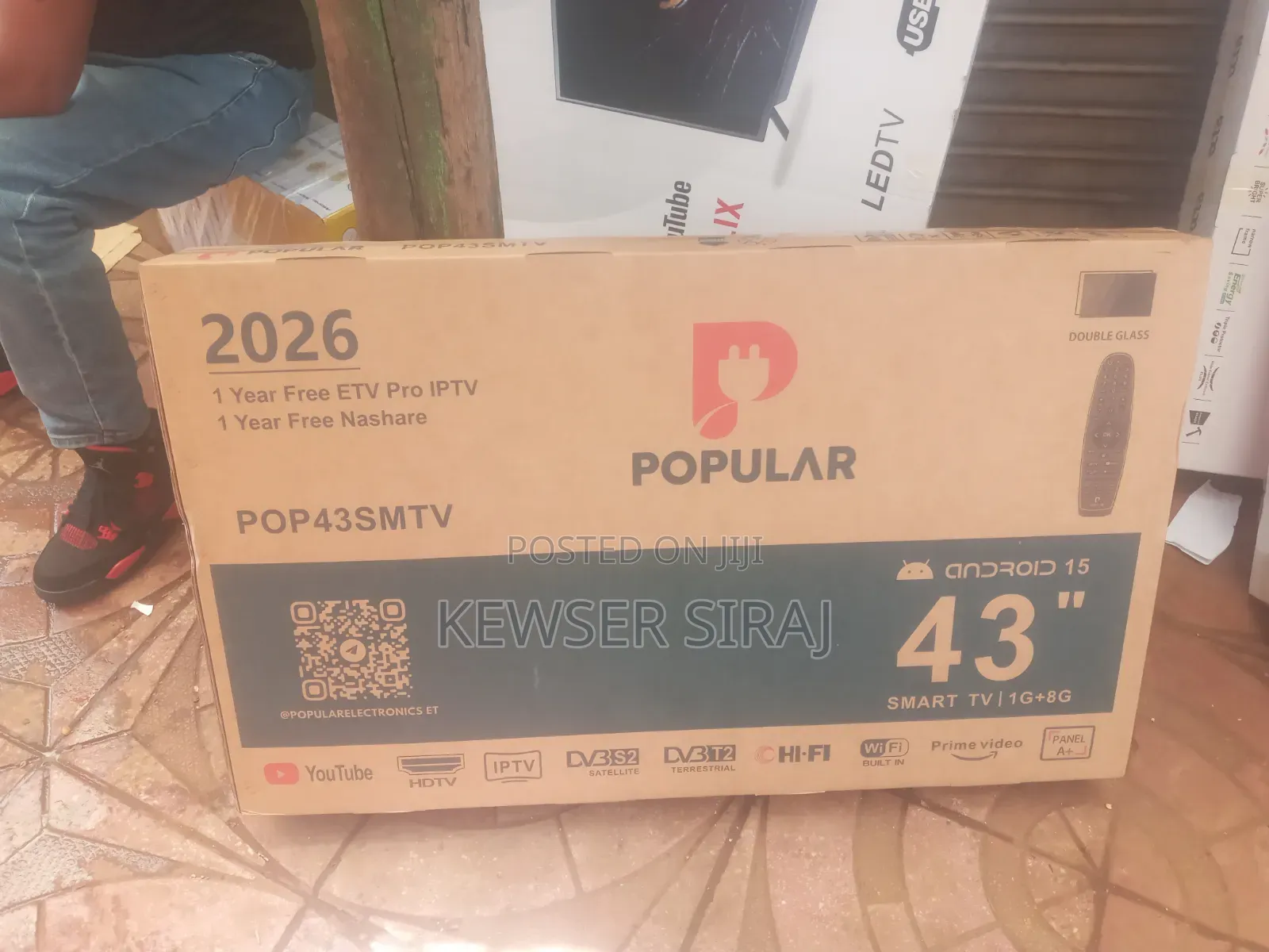Popular TV 43inche Smart Android TV