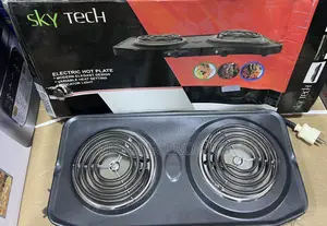 Sky Tech Stove Double Burner Electric Hot Plate –Variable Heat Control