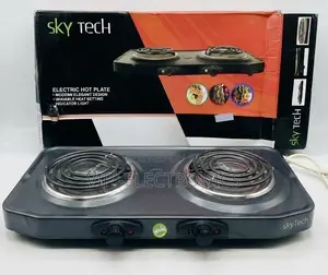 Sky Tech Electric Stove Double Burner Hot Plate Variable Heat Control