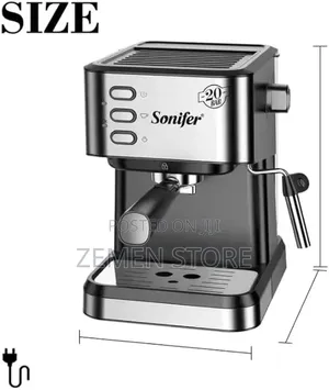 Sonifer Espresso Coffee Maker - 20 Bar Pressure ያለው ምርጥ የቡና ማሽን