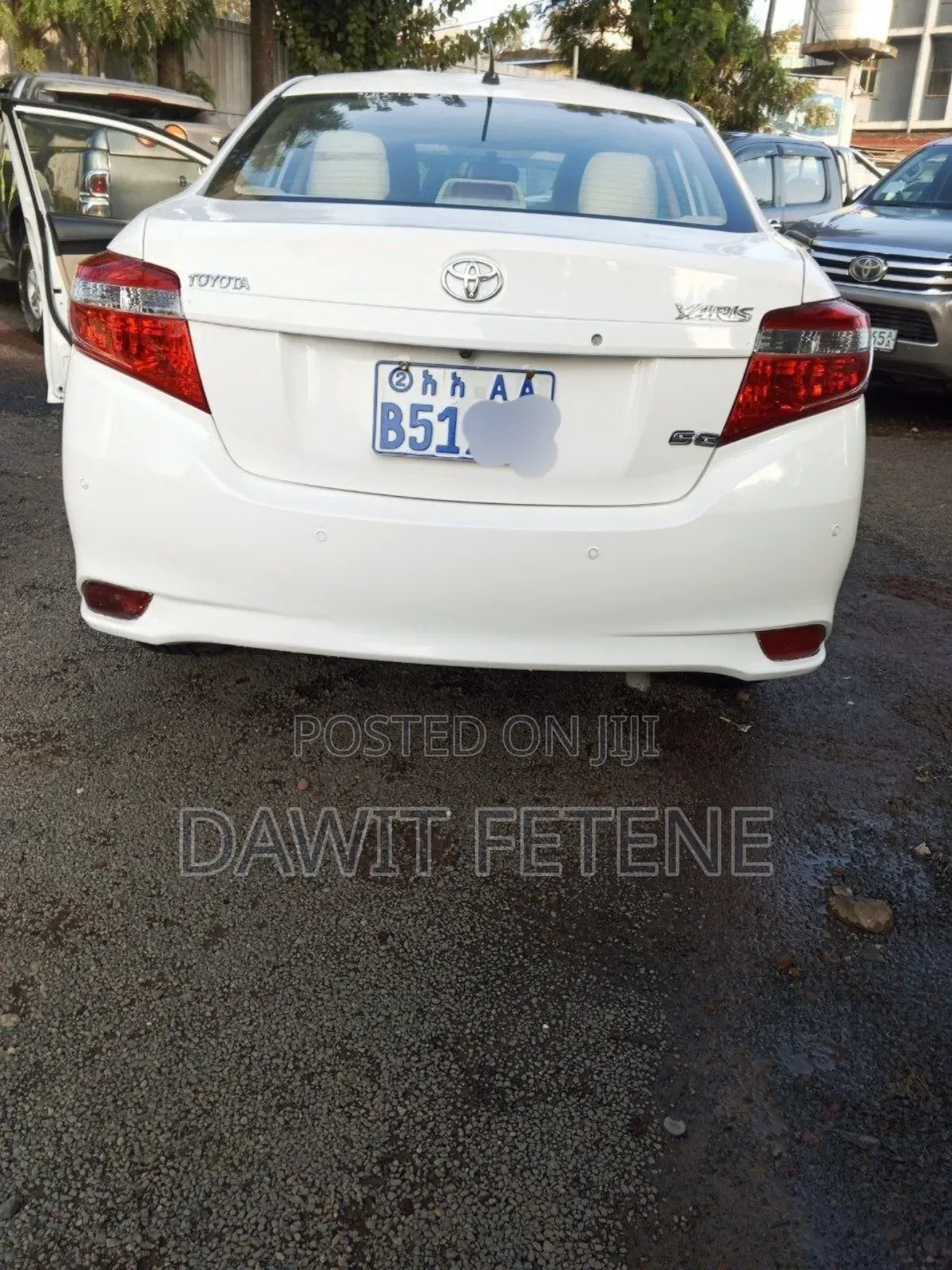 Toyota Yaris 2014 White