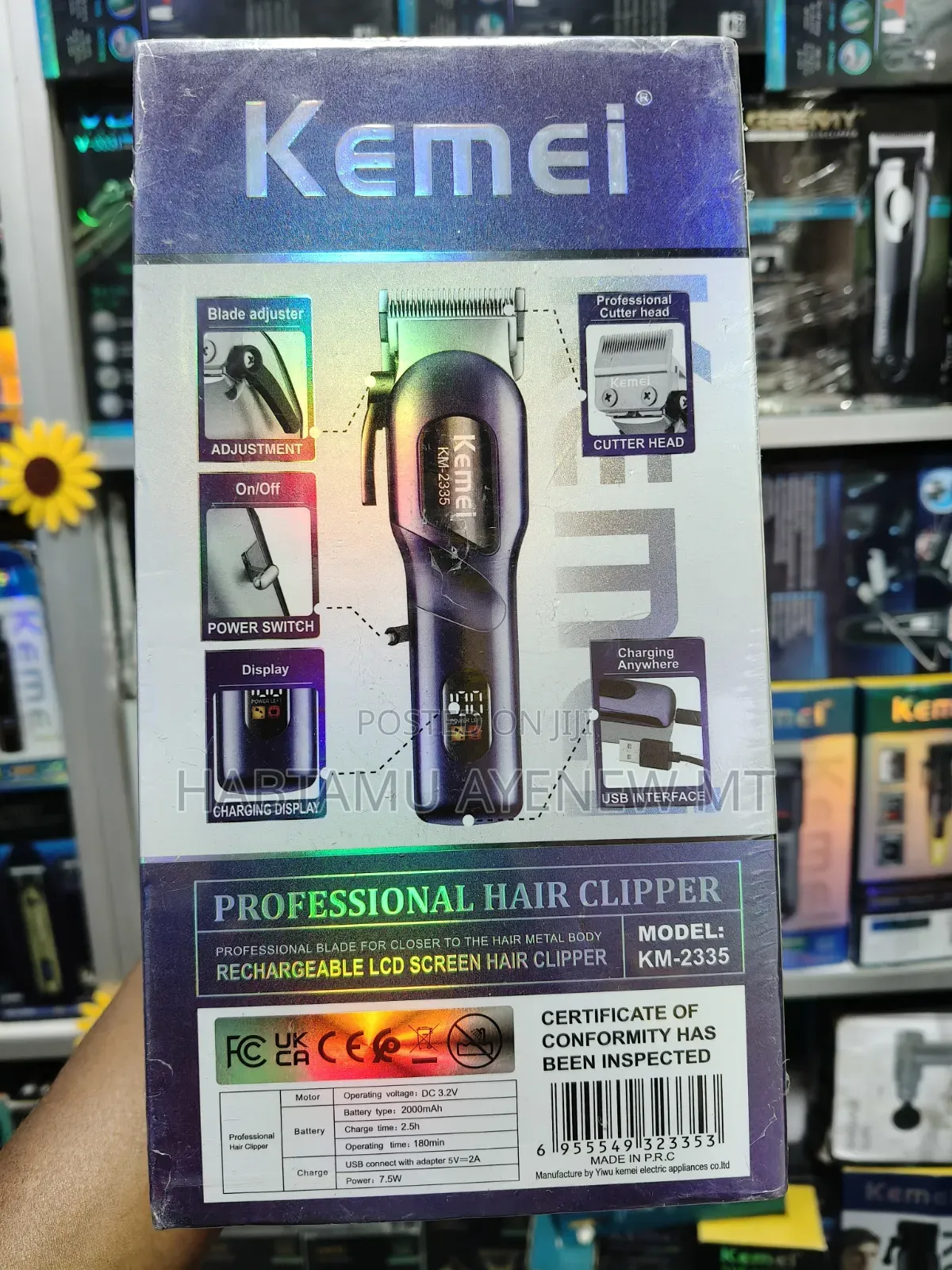 Kemei Km-2335 7.5 W