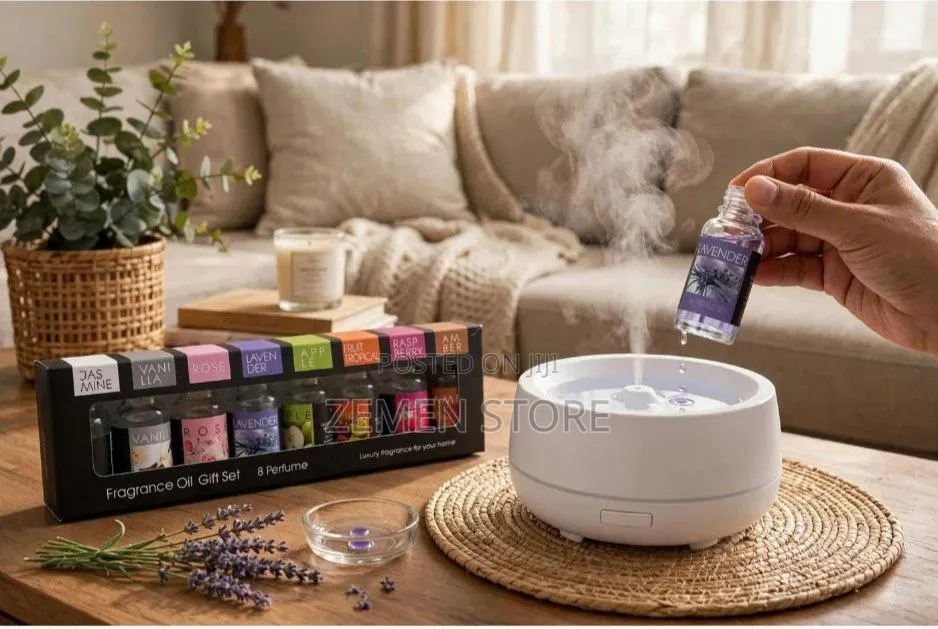 8-in-1 Luxury Fragrance Oil Gift Set – Home Aromatherapy Diffusers
