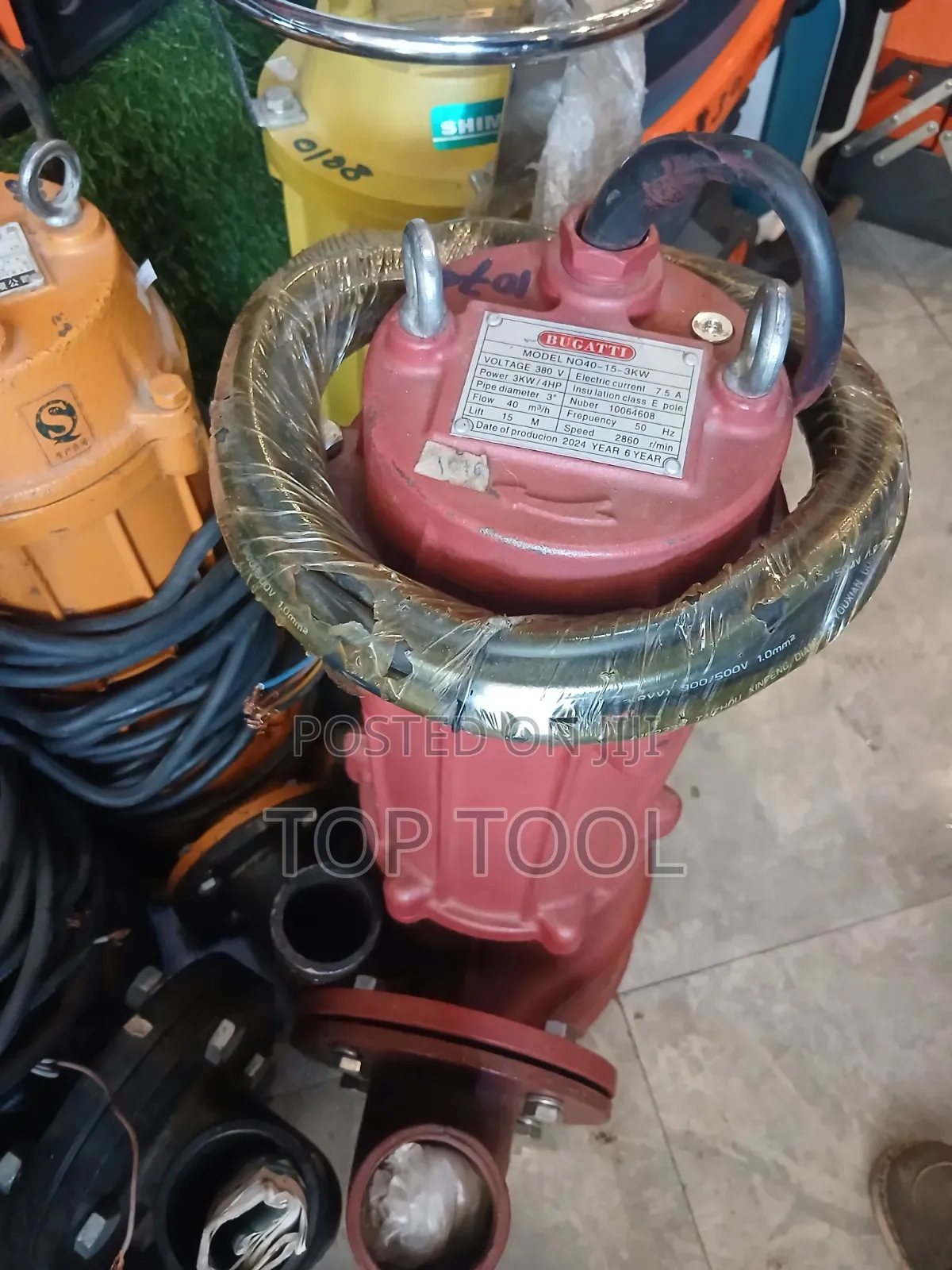 ,Bugatti ND40-15-3KW Submersible Water Pump