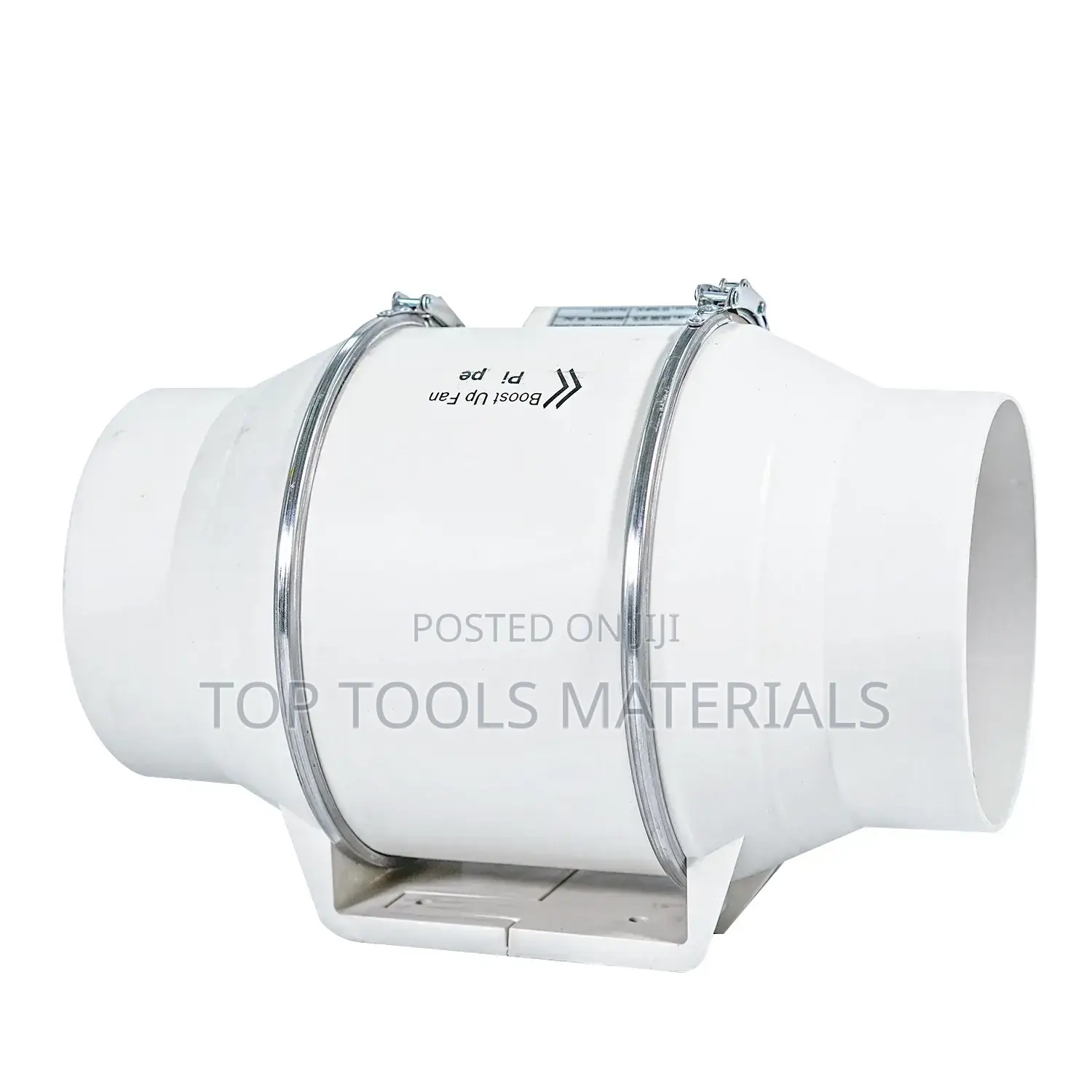 50-Watt Inline Duct Booster Fan Designed to Increaseventilation Pipes.