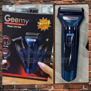 Geemy GM-566 [3-in-1] Rechargeable Trimmer for Hair, Beard Nose /Ear