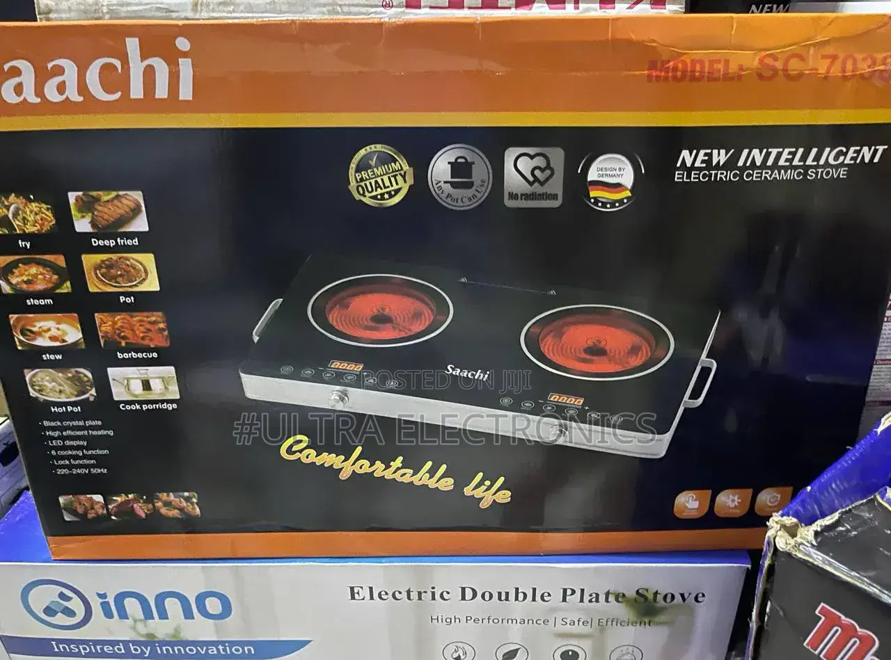 SAACHI 2500W Double Ceramic Cooker SAACHI Double