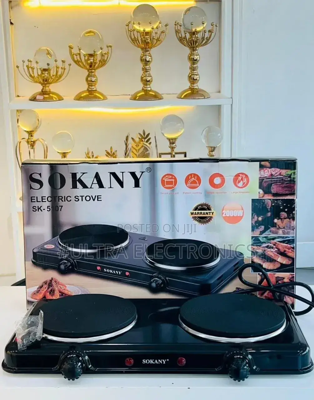 SOKANY SK-5107 | 2000W Electric Stove ለፈጣንና ምቹ