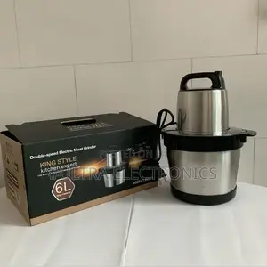 KING STYLE Double-Speed Electric Meat Grinder ለስጋ መፍጨት፣ ለሽንኩርት፣ አትክልት