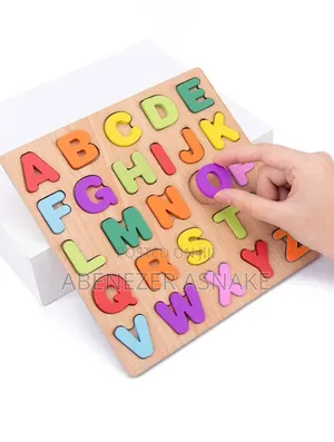 Alphabet Learning Wooden Montessori Puzzle