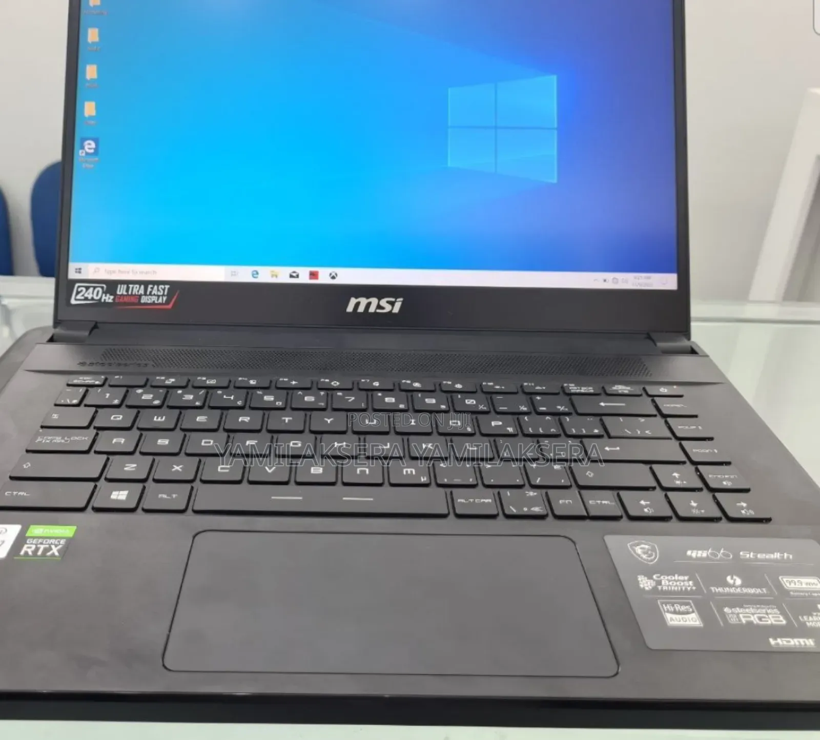 New Laptop MSI GS66 Stealth 10UG 16GB Intel Core i7 SSD 512GB
