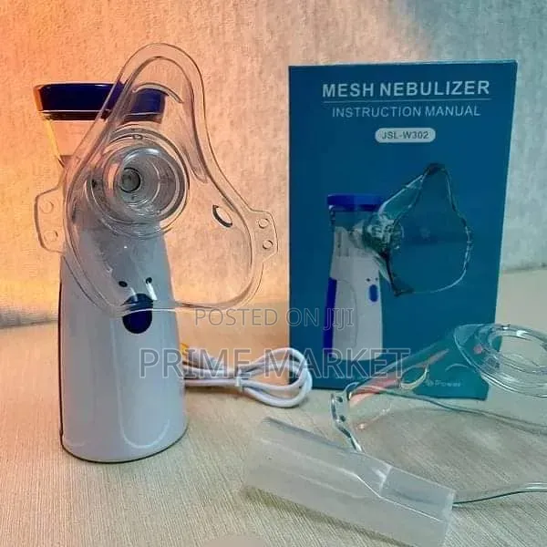 Portable Mesh Nebulizer–Breathe Easy Anywhere! Dual Power(Battery/USB)