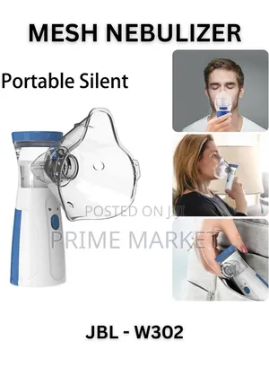 Portable Mesh Nebulizer–Breathe Easy Anywhere! Dual Power(Battery/USB)