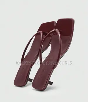 Square Toe Low Heel Sandals
