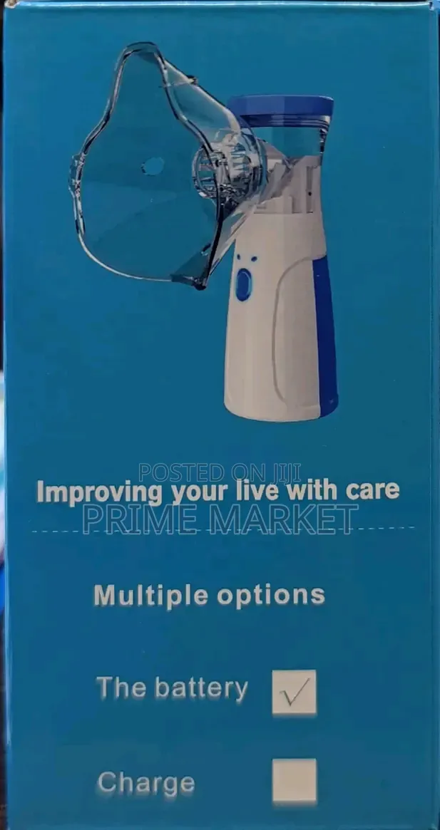Portable Mesh Nebulizer–Breathe Easy Anywhere! Dual Power(Battery/USB)