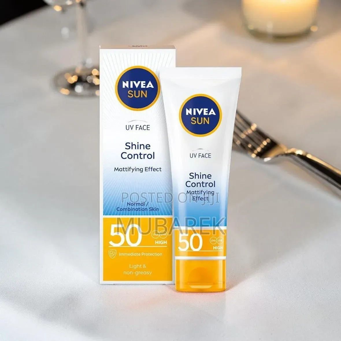 Mattifying Sun Cream | كريم واقي شمس لإزالة اللمعان