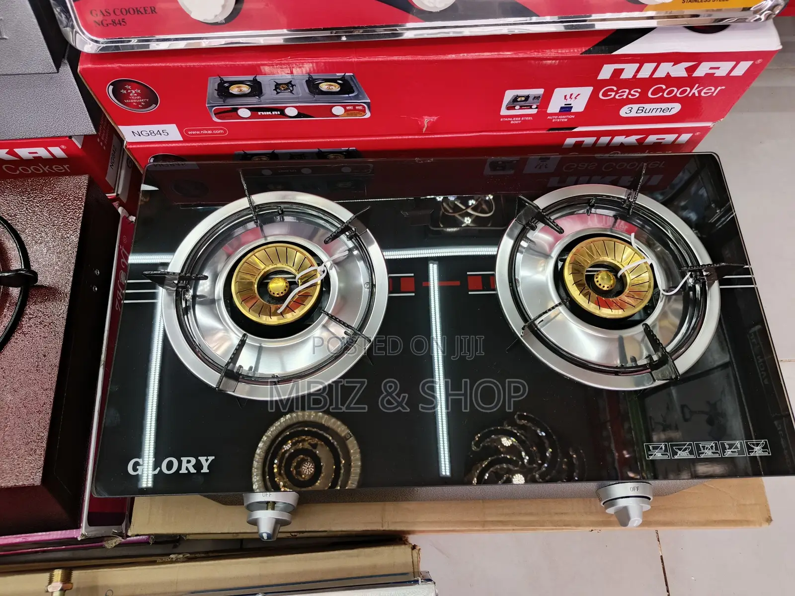 2Plate Gas Burner Stove