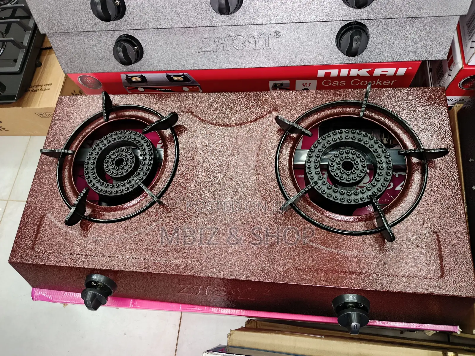 2Plate Gas Burner Stove