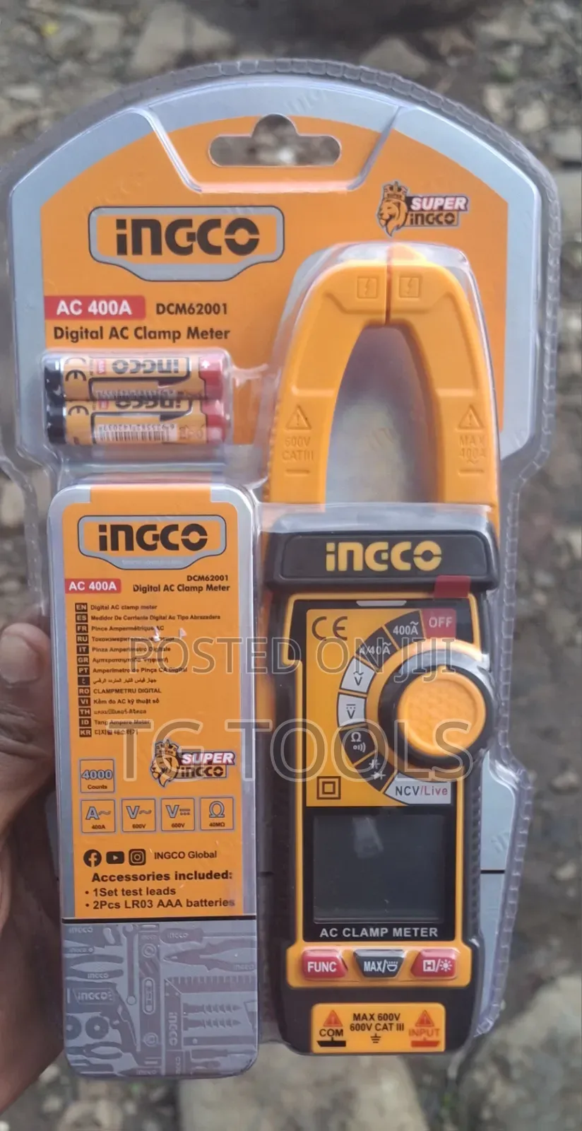 Ingco Digital AC Clamp Meter