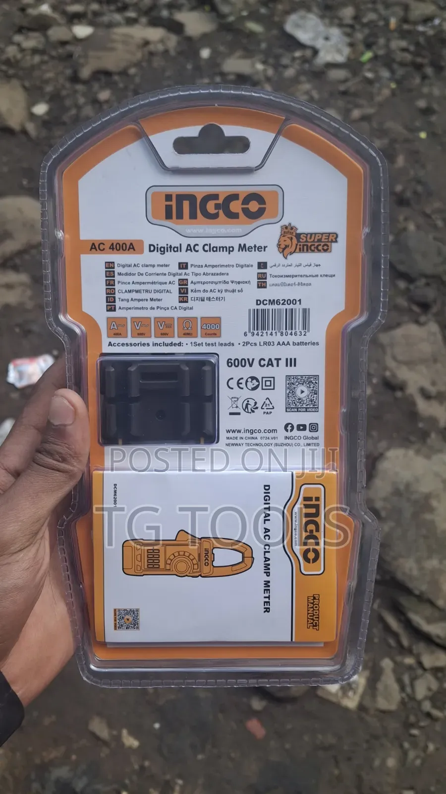 Ingco Digital AC Clamp Meter