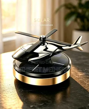 1pc Solar Powered Helicopter Shaped Car Air Freshener And