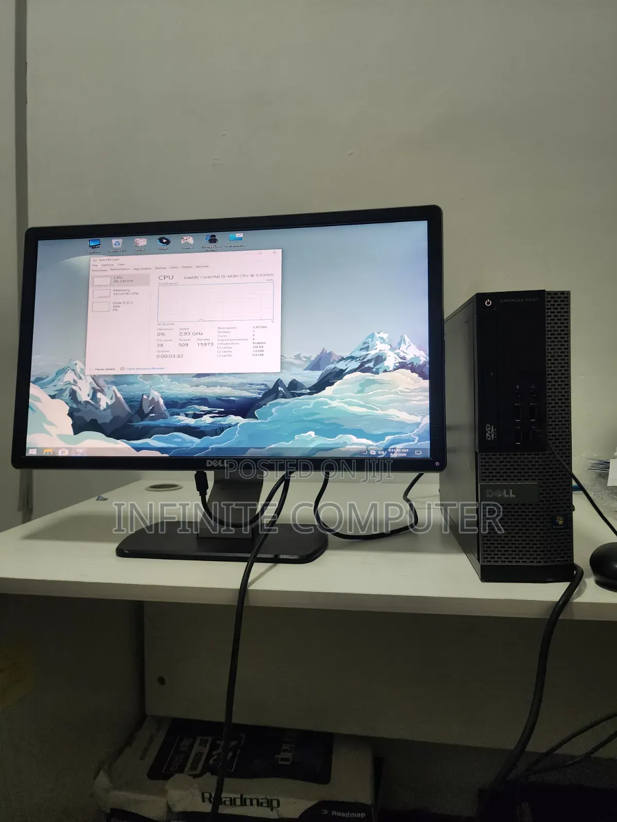 Desktop Computer Dell OptiPlex 3020 4GB Intel Core i5 HDD 500GB
