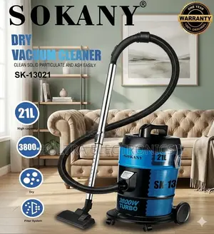 Sokany Sk-13021 – 21l Dry Vacuum Cleaner ኃይለኛ የጽዳት ማሽን! Sokany