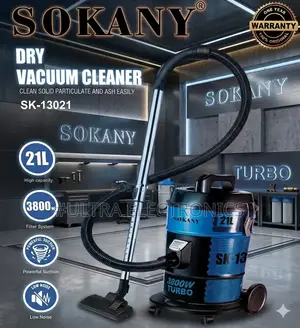 Sokany Sk-13021 – 21l Dry Vacuum Cleaner ኃይለኛ የጽዳት ማሽን! Sokany