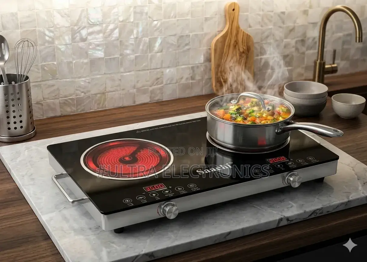 SAACHI 2-Burner Ceramic Cooker – 2500W SAACHI Ceramic Cooker