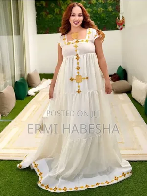 Elegant Ethiopian Habesha Traditional Dress | Handmade Custom Made