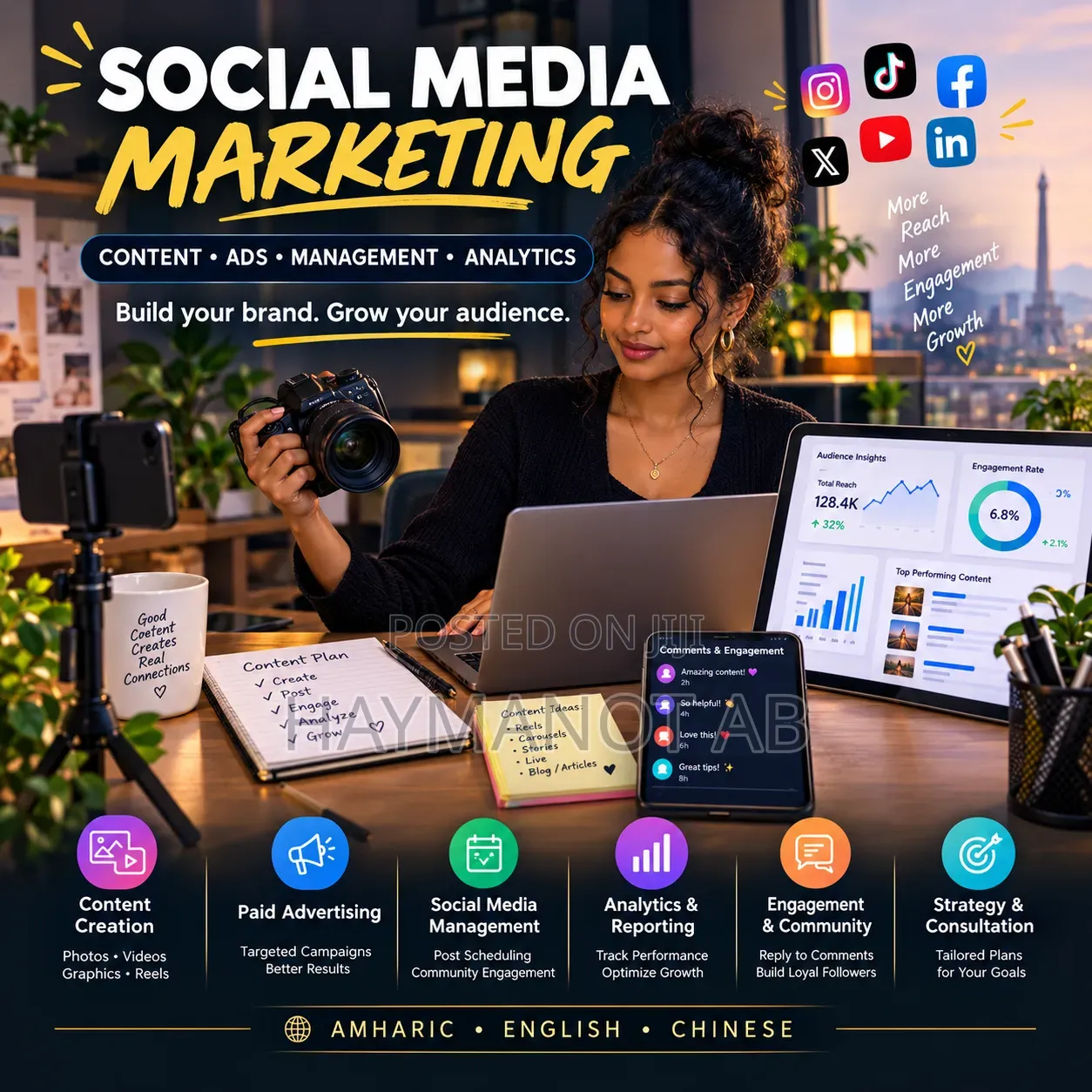 Social Media Manager and Digital Marketer