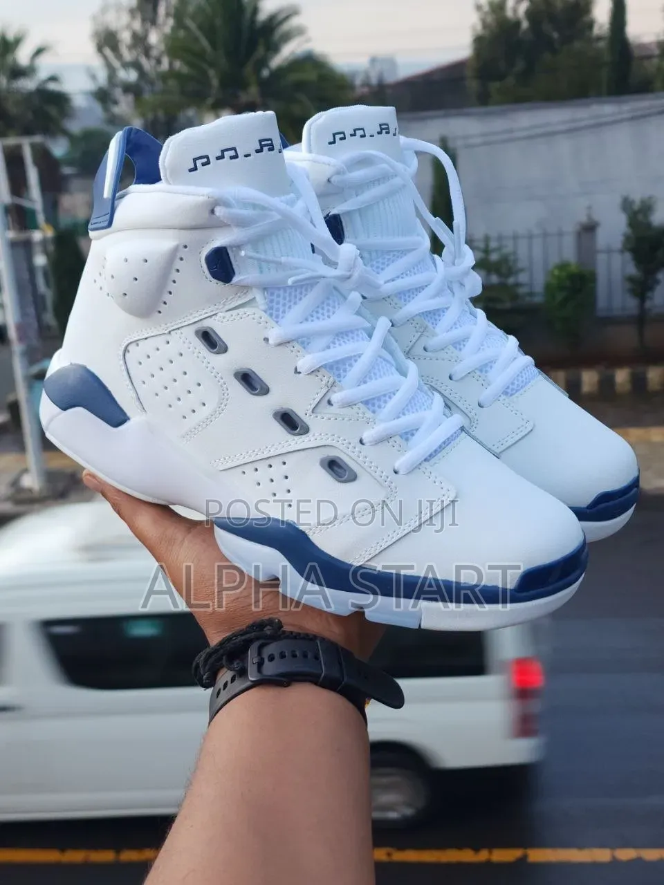Jordan 6full Whit High Master Quality Shoes Made in Vietnam